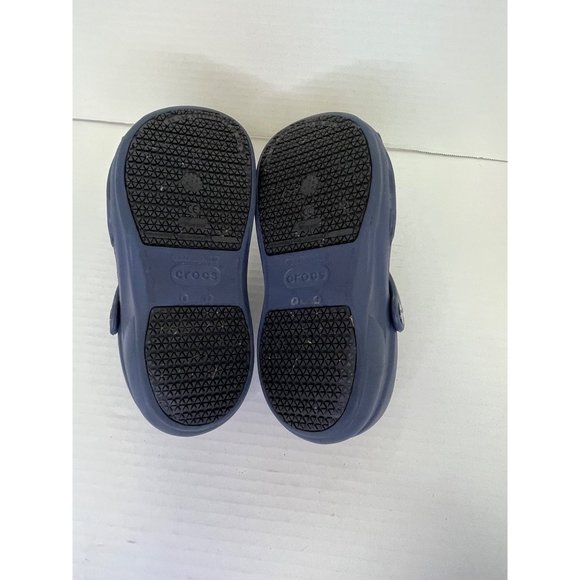 Crocs womens size 7 clogs bistro blue slip resistant comfort lightweight - Picture 7 of 16